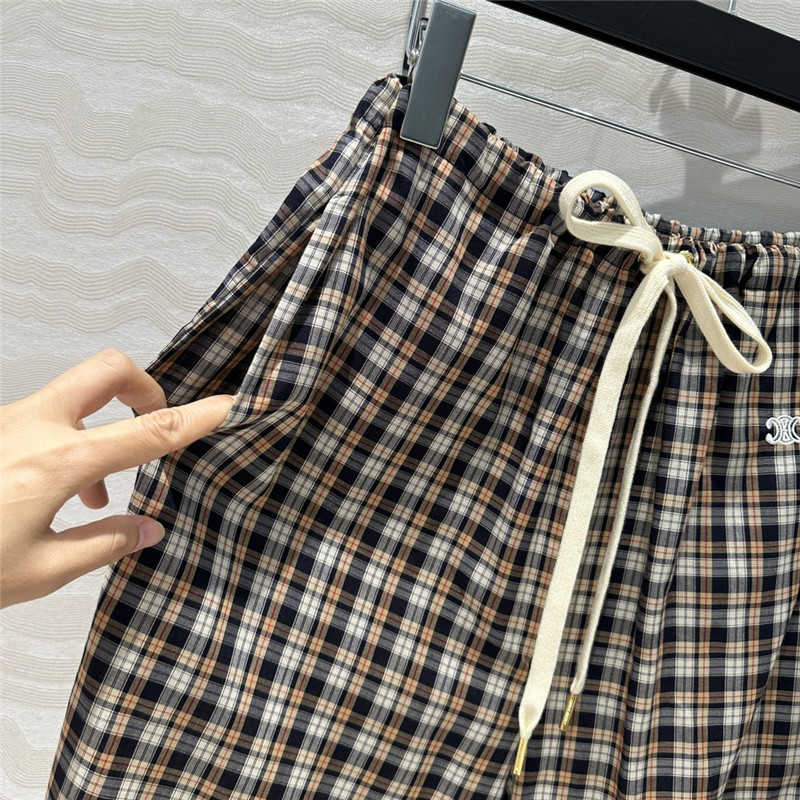 Ce1i*e plaid walking pants cheap replica designer clothes