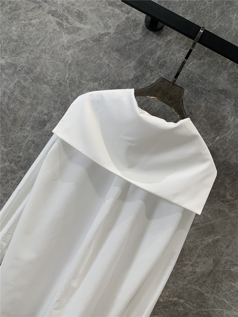 D10r lapel bee embroidered long white shirt replica clothes