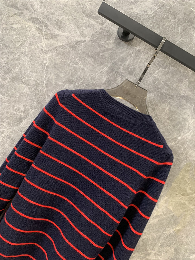 M1um1u striped knitted cardigan replica clothing sites