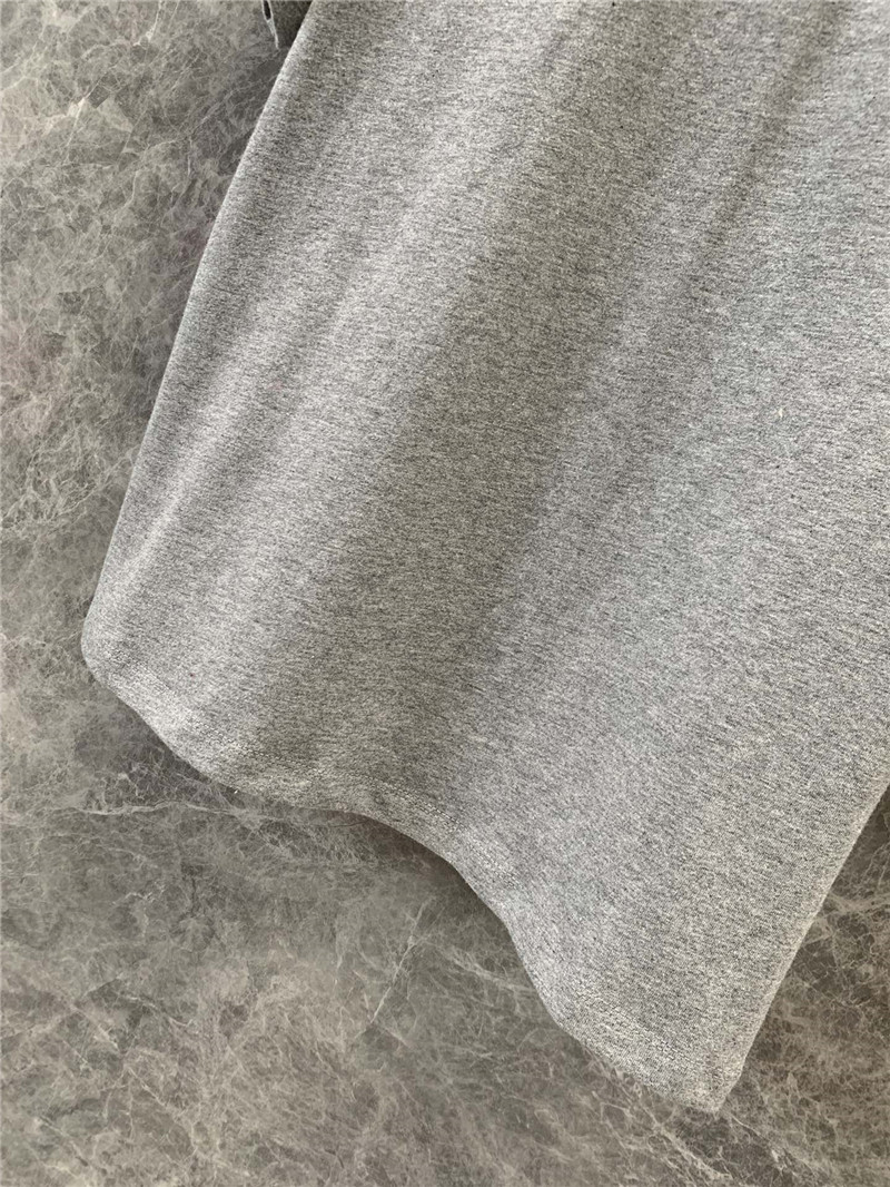 M1um1u beaded letter short-sleeved t-shirt replica clothes