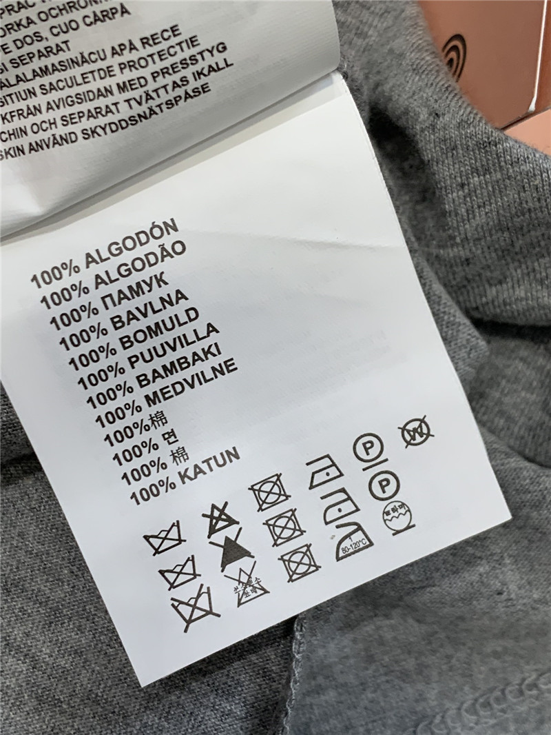 M1um1u beaded letter short-sleeved t-shirt replica clothes