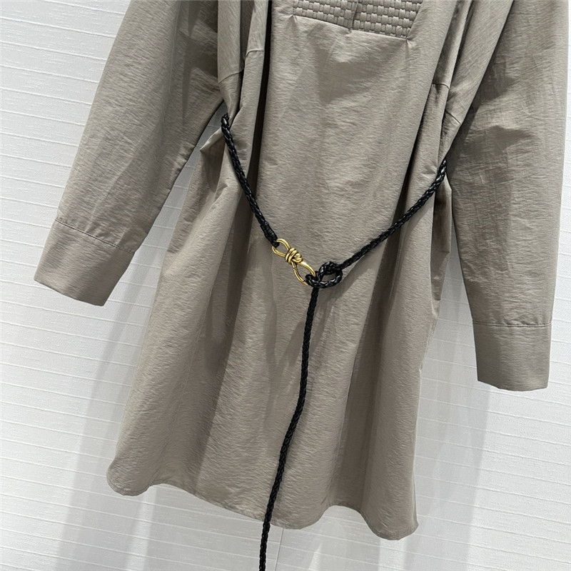 b0tt*ga Ven*ta new lapel woven shirt dress replica clothes