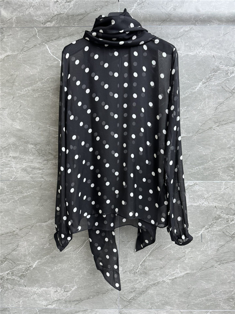 Y51 polka dot ribbon shirt replica d&g clothing