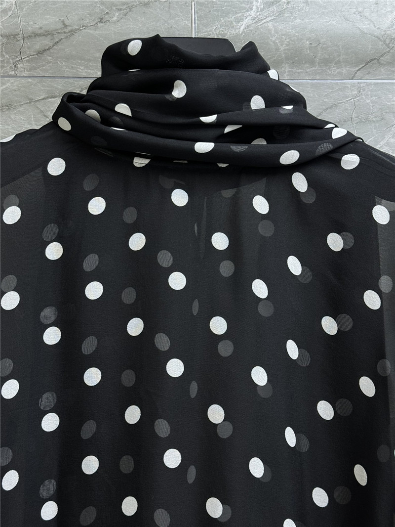 Y51 polka dot ribbon shirt replica d&g clothing
