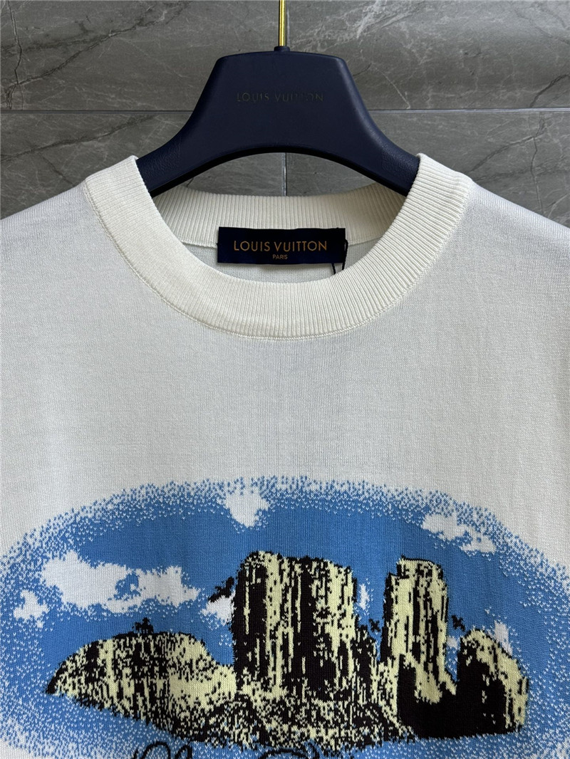 l0vis Vvtt0n lv jacquard short-sleeved replica clothes