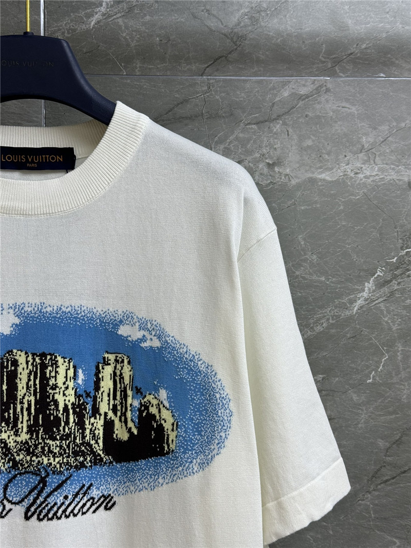 l0vis Vvtt0n lv jacquard short-sleeved replica clothes