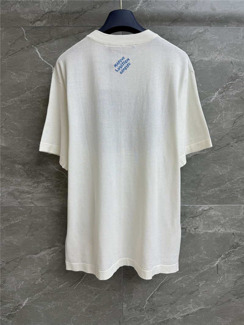 l0vis Vvtt0n lv jacquard short-sleeved replica clothes