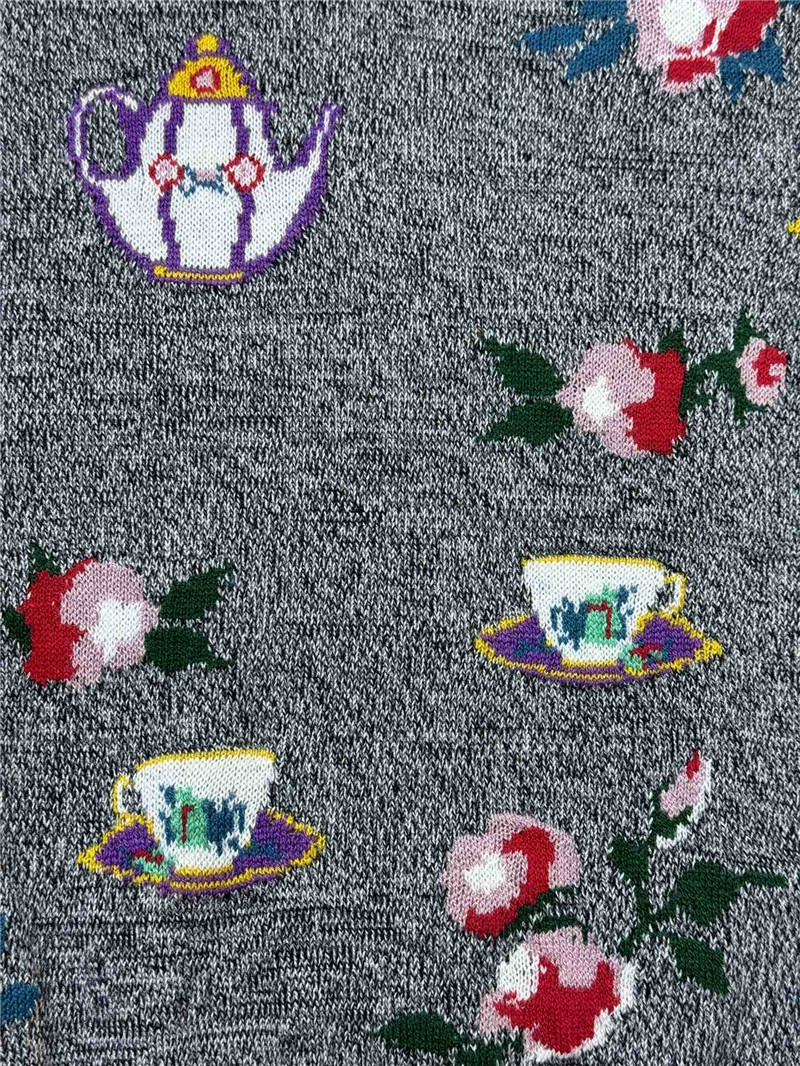 Ch**el teapot floral sweater replica clothing sites