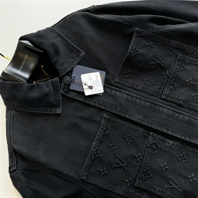 l0vis Vvtt0n lv embossed denim jacket replica clothes