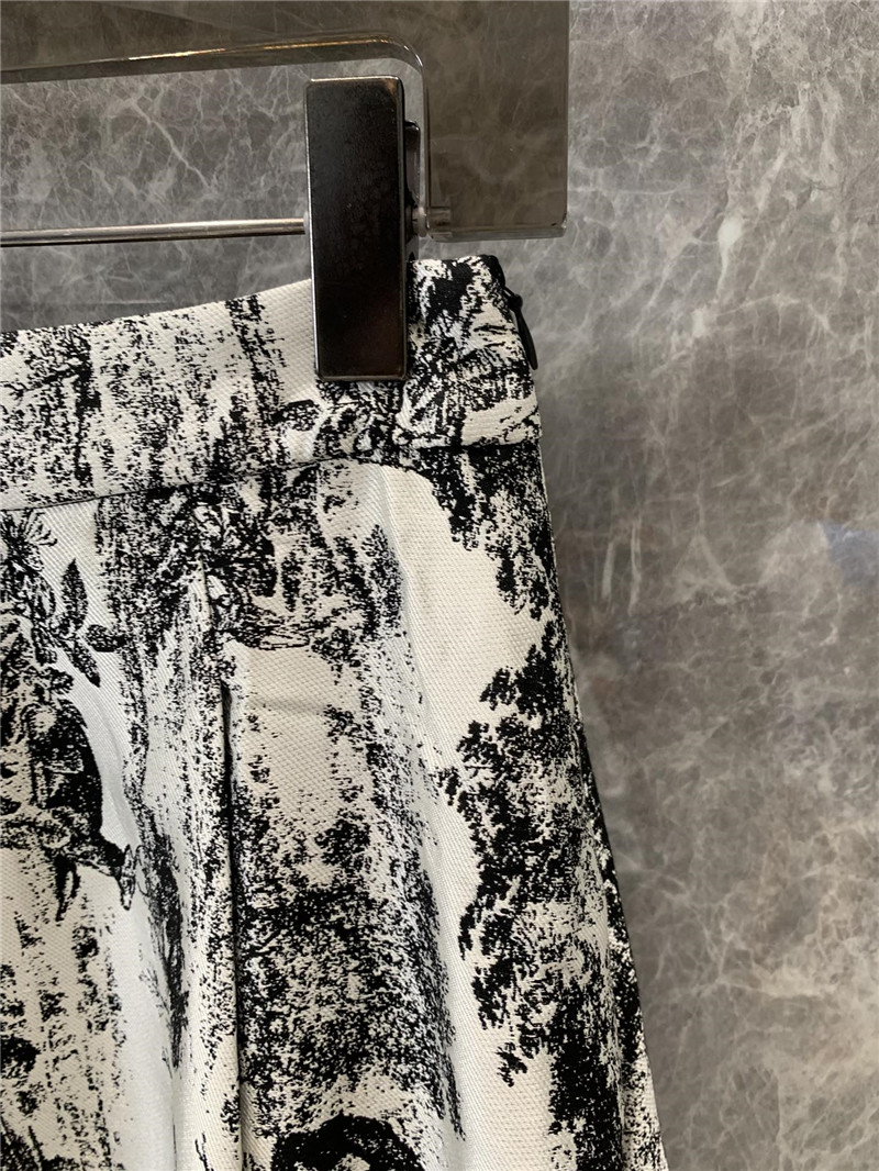 D10r ink painting jacquard skirt replica clothing sites