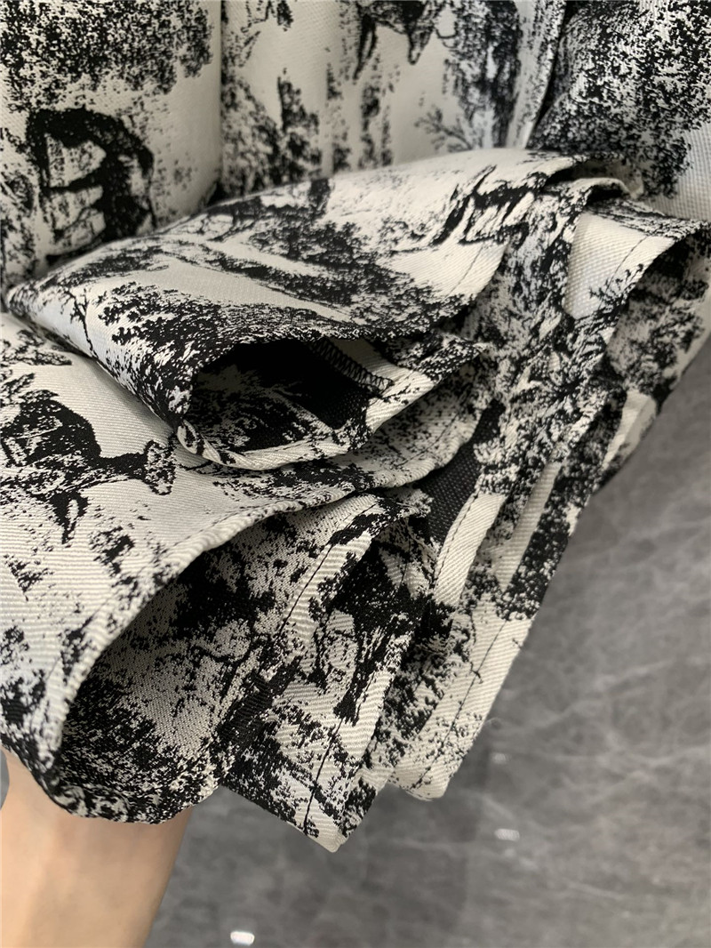 D10r ink painting jacquard skirt replica clothing sites