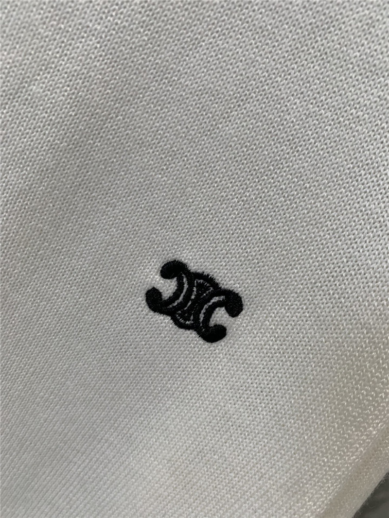 Ce1i*e logo single breasted knitted cardigan replicas clothes