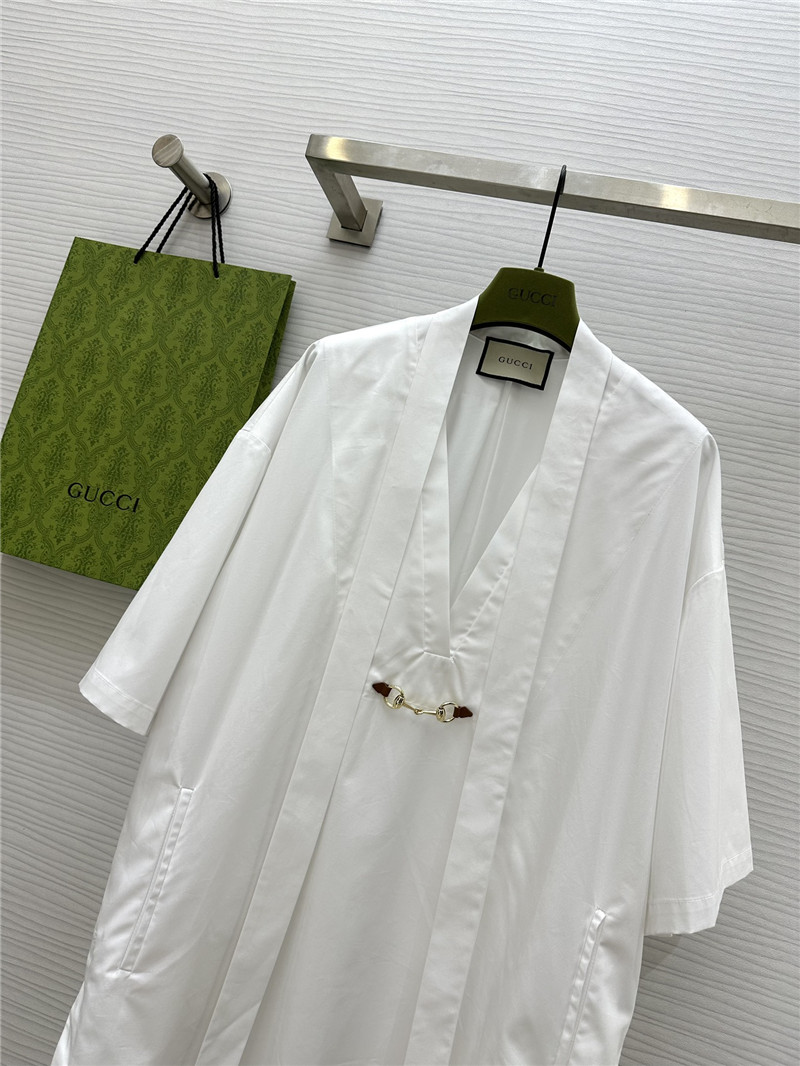 Gvc*1 wide sleeve ribbon shirt dress replica clothes