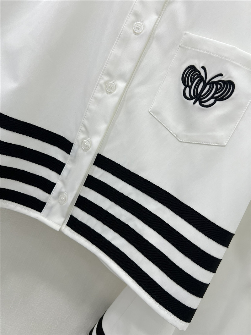 D10r black and white contrast webbing suit replica clothing