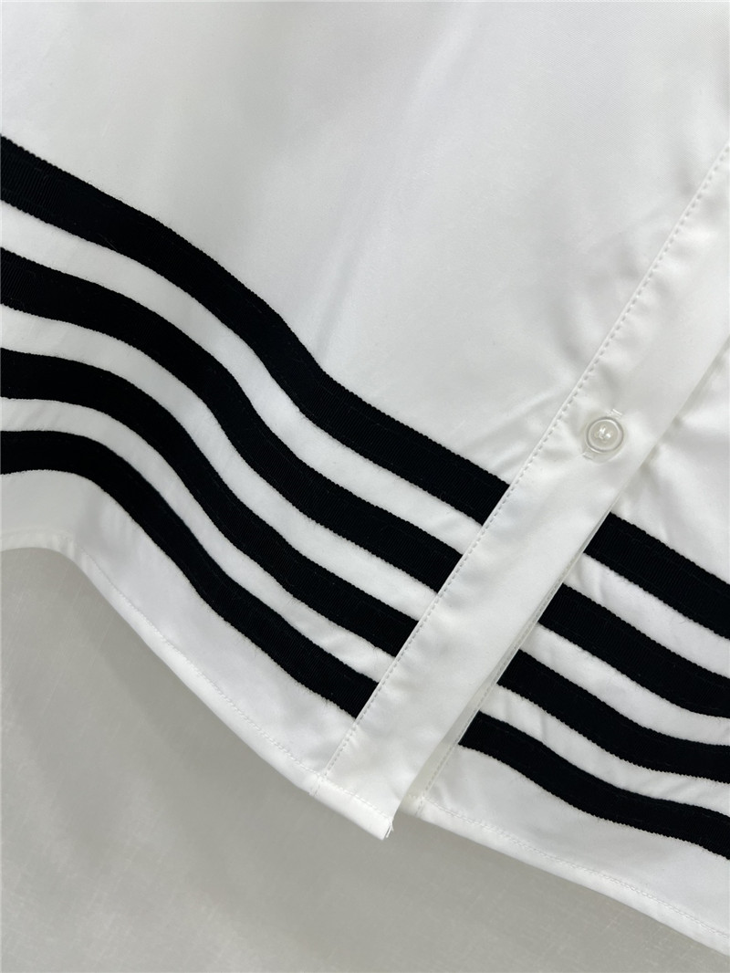 D10r black and white contrast webbing suit replica clothing