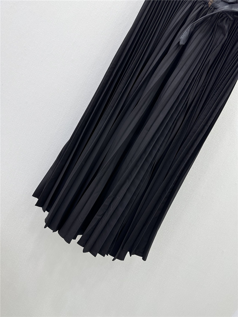 l0vis Vvtt0n lv patchwork leather long skirt replica clothing sites