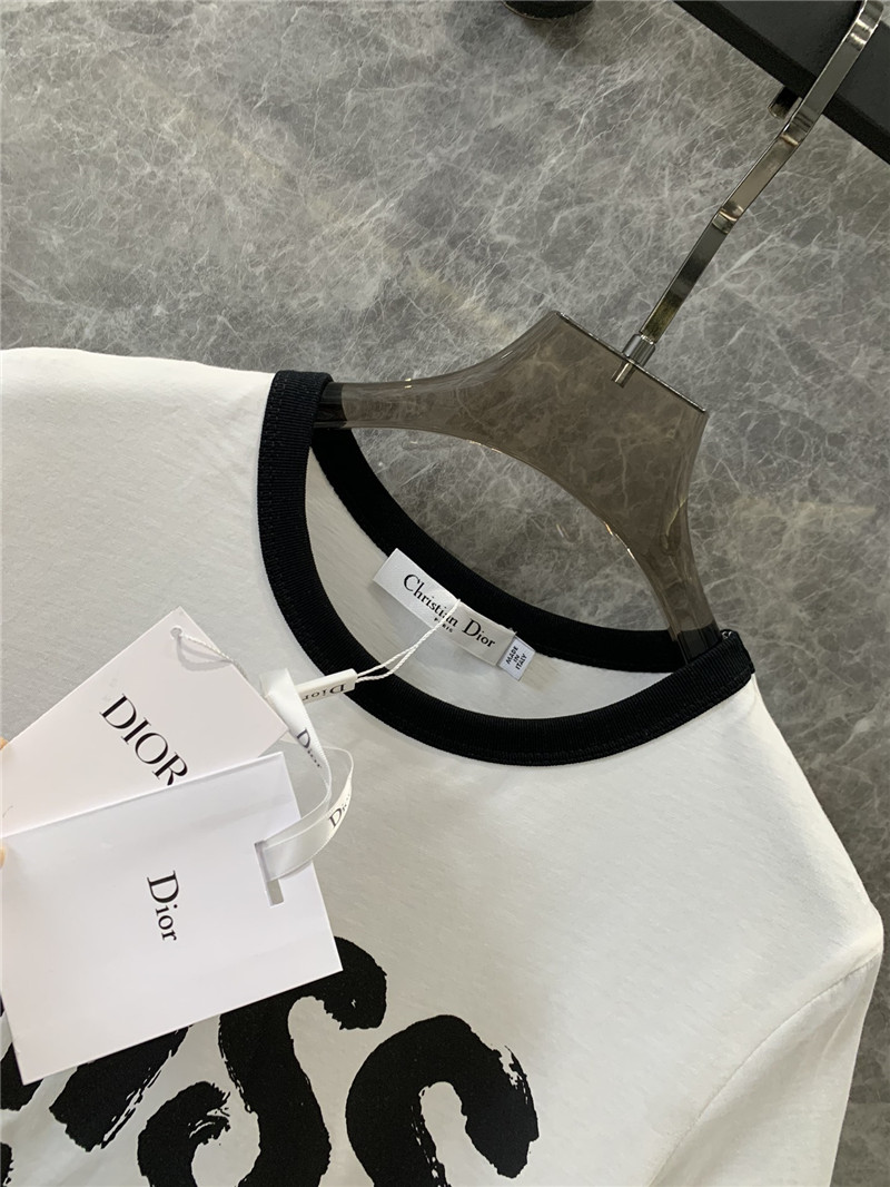 D10r letter logo print short sleeve t replicas clothes