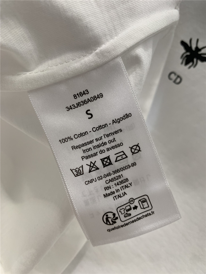 D10r letter logo print short sleeve t replicas clothes