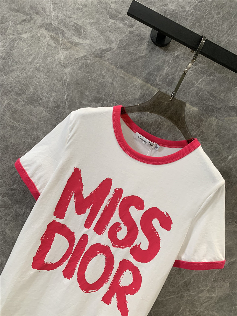 D10r letter logo print short sleeve t replicas clothes