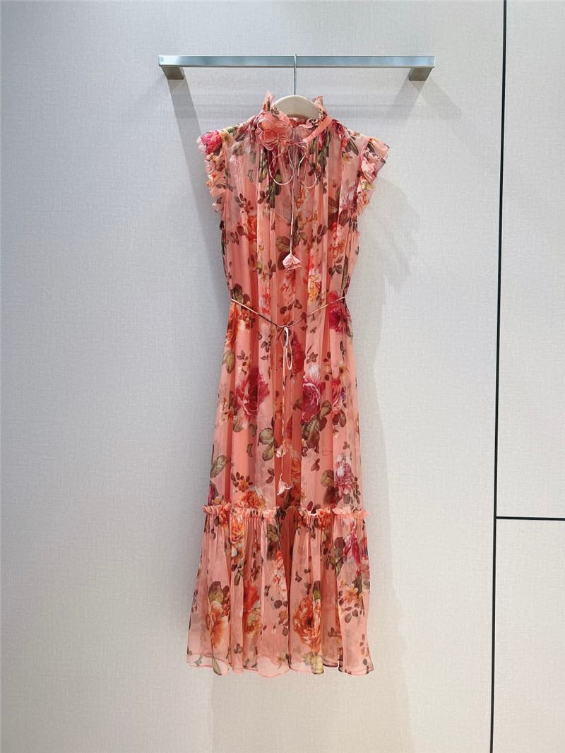 zimm ruffle sleeveless dress replica clothes