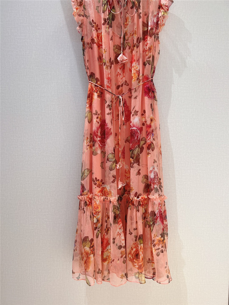 zimm ruffle sleeveless dress replica clothes