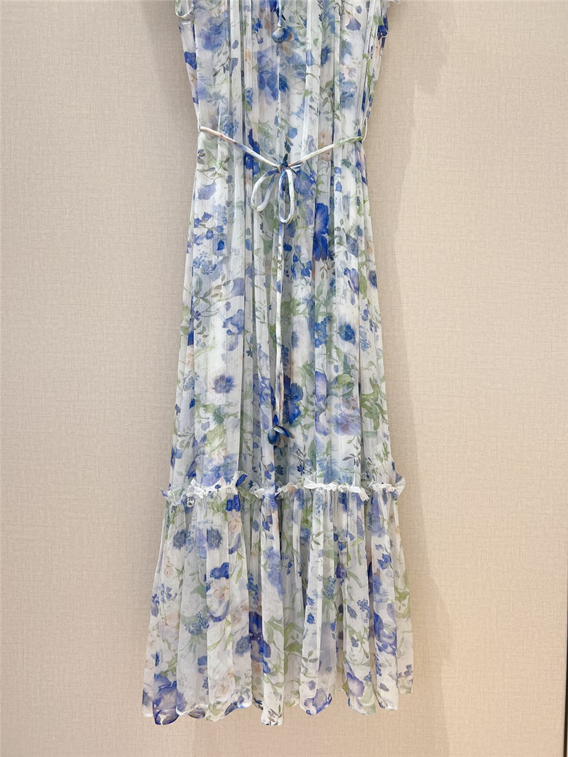 zimm ruffle sleeveless dress replica d&g clothing