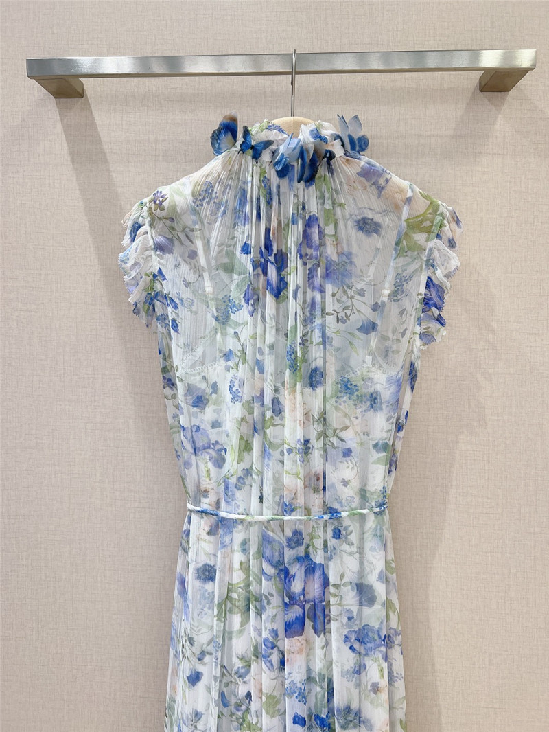 zimm ruffle sleeveless dress replica d&g clothing