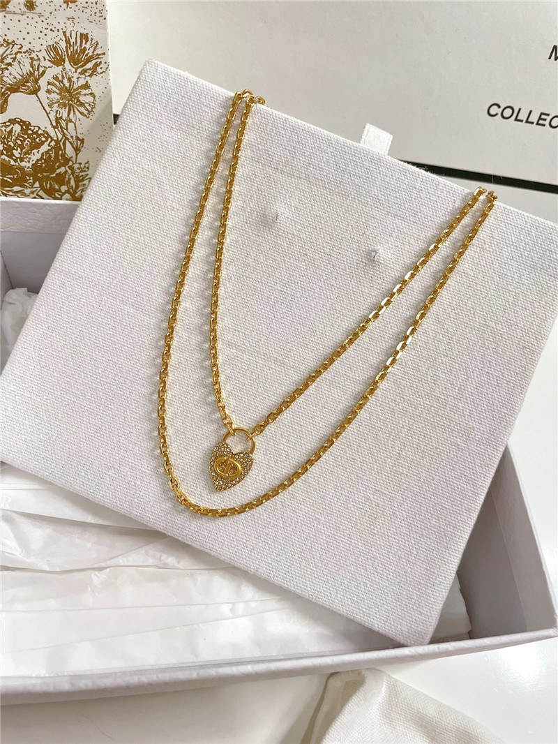 d10r full D1am0nd lock pearl earrings