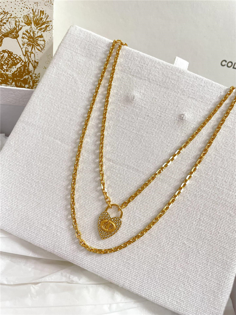 d10r full D1am0nd lock pearl earrings