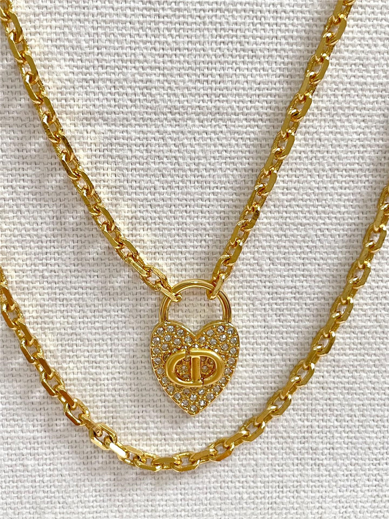 d10r full D1am0nd lock pearl earrings