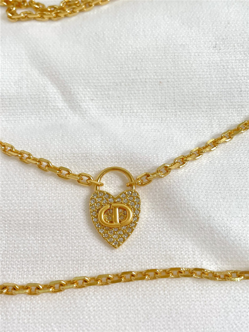 d10r full D1am0nd lock pearl earrings