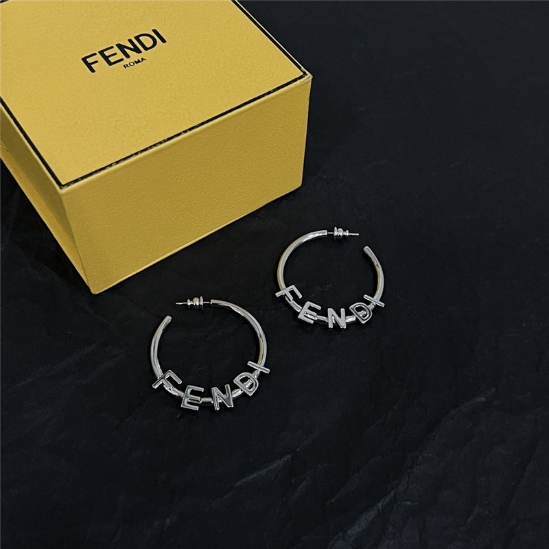 F**di simple and elegant earrings