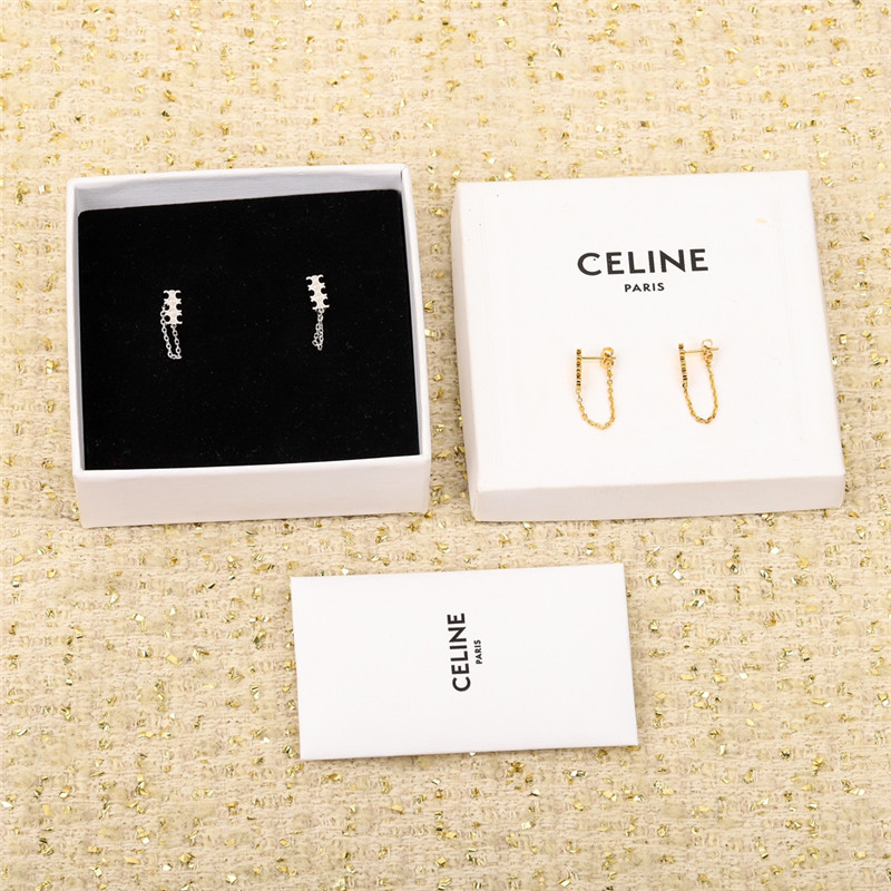 Ce1i*e three-dimensional arc de triomphe earrings