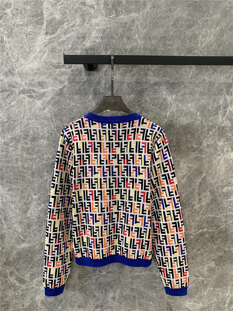 F**di knitted v-neck cardigan replicas clothes