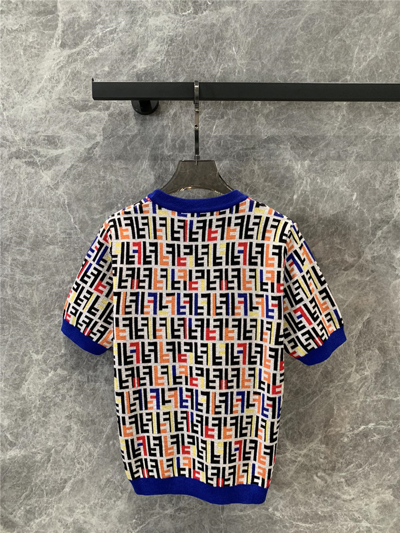 F**di logo colorful t-shirt