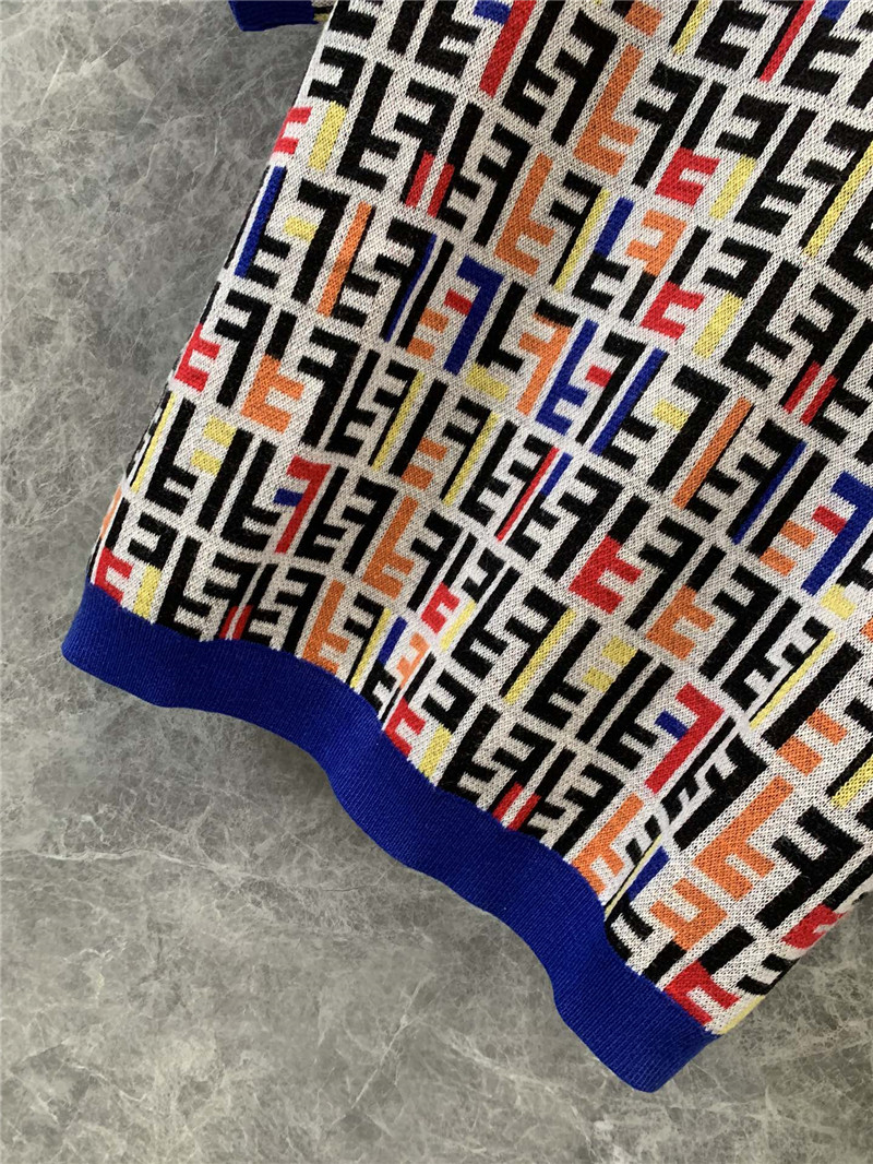 F**di logo colorful t-shirt