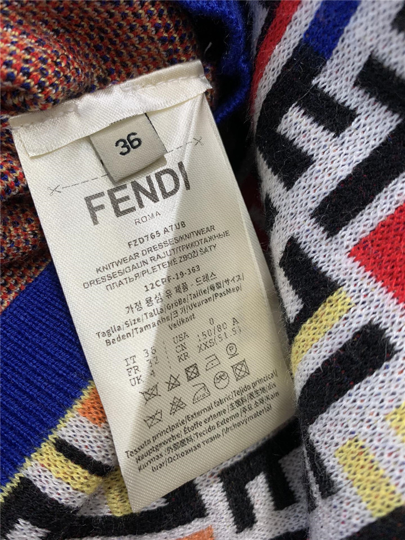 F**di letter knitted vest replica designer clothes