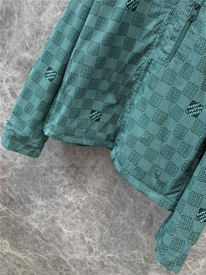 l0vis Vvtt0n lv jacquard hooded windbreaker jacket replicas clothes