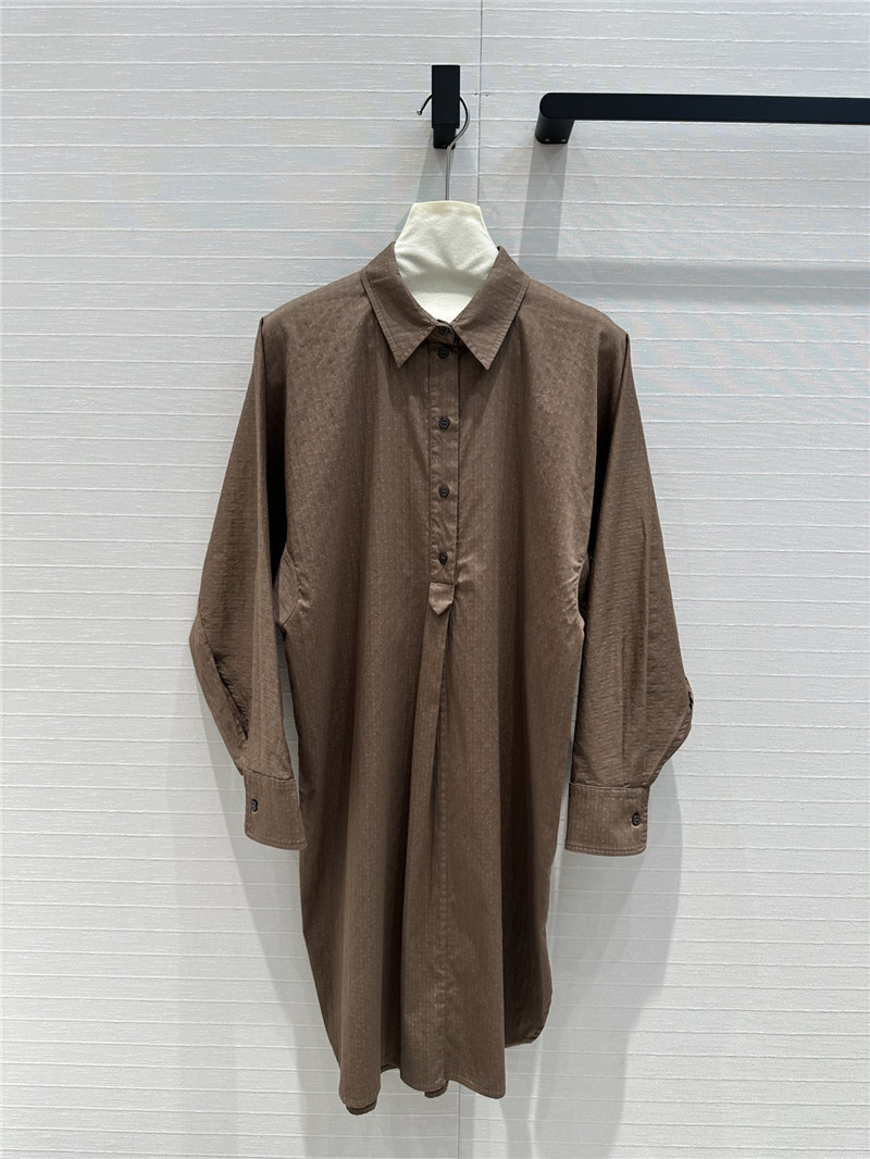 H**me5 obscure jacquard shirt dress replica clothes