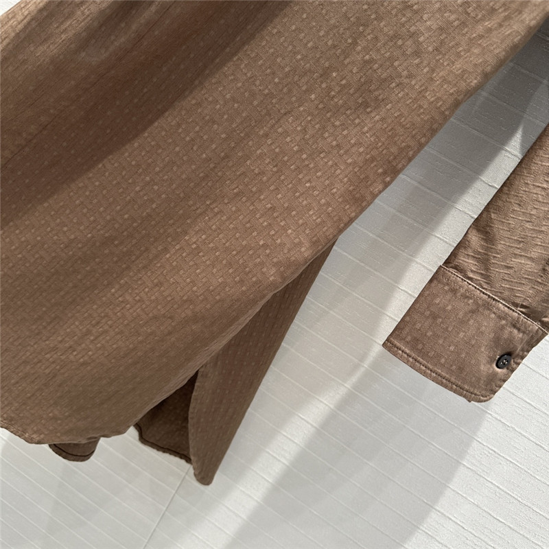 H**me5 obscure jacquard shirt dress replica clothes