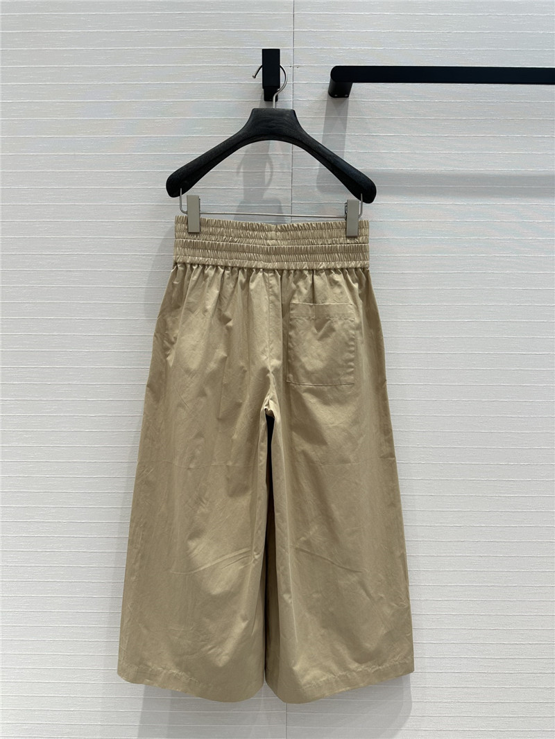L0ew* cotton gabardine wide-leg trousers replica d&g clothing