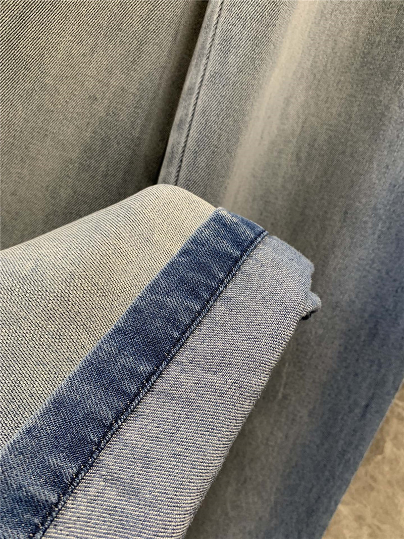 Pra*a waistband denim trousers replica d&g clothing