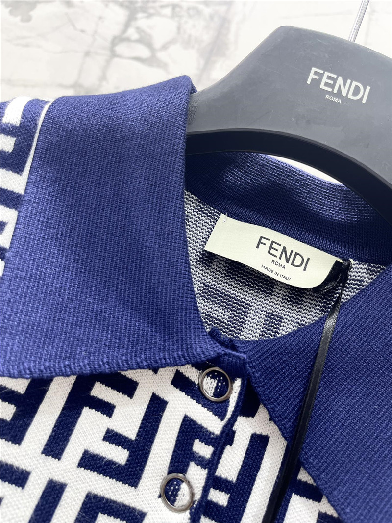 F**di monogram polo sleeveless top replica d&g clothing