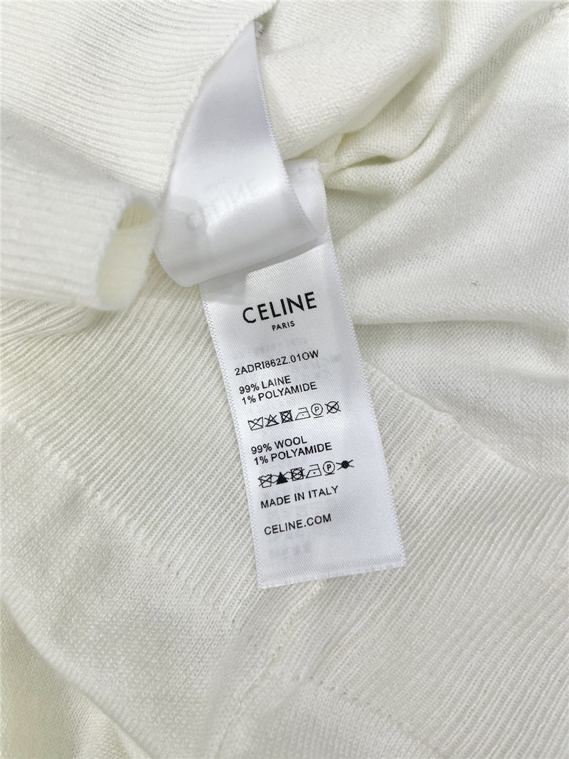 Ce1i*e knitted pullover high collar design long sleeves replica clothes