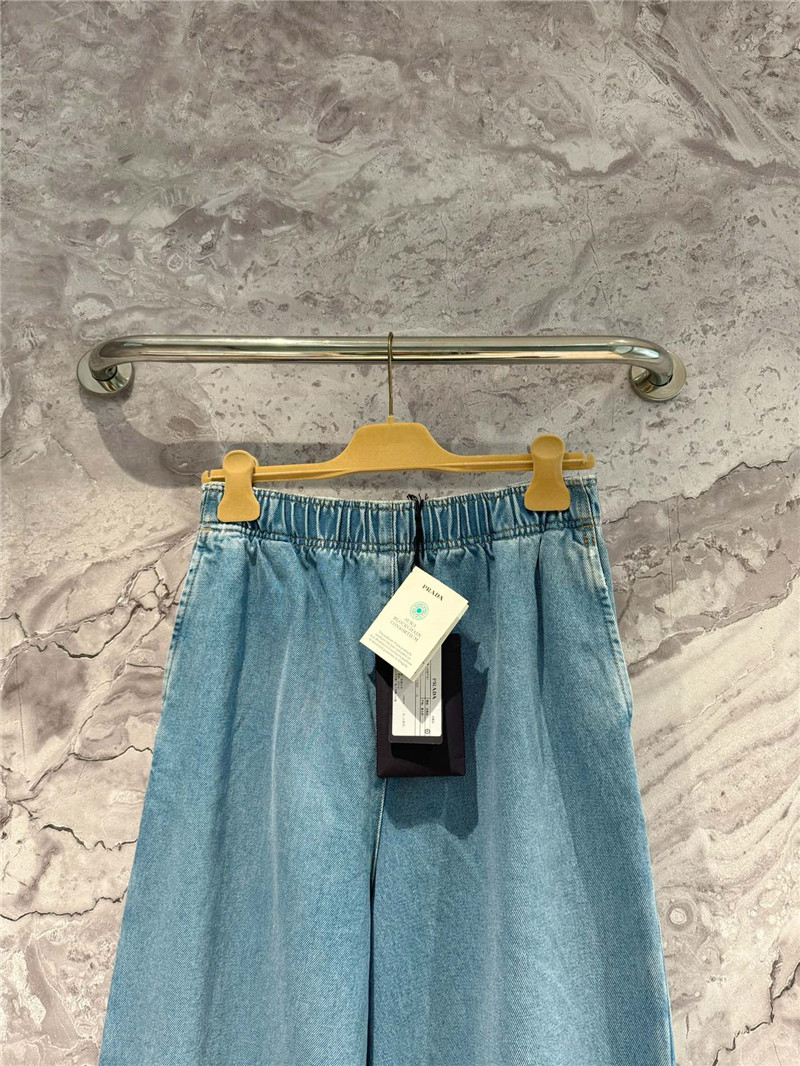 Pra*a wide leg straight jeans replica d&g clothing