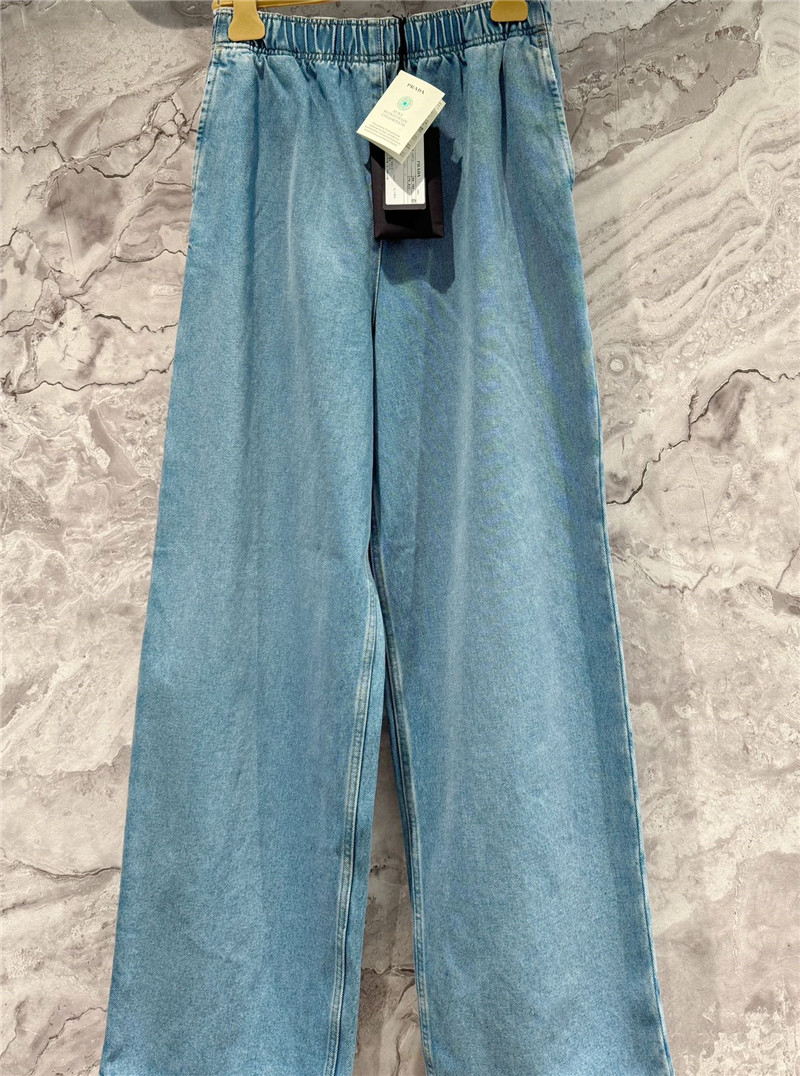 Pra*a wide leg straight jeans replica d&g clothing