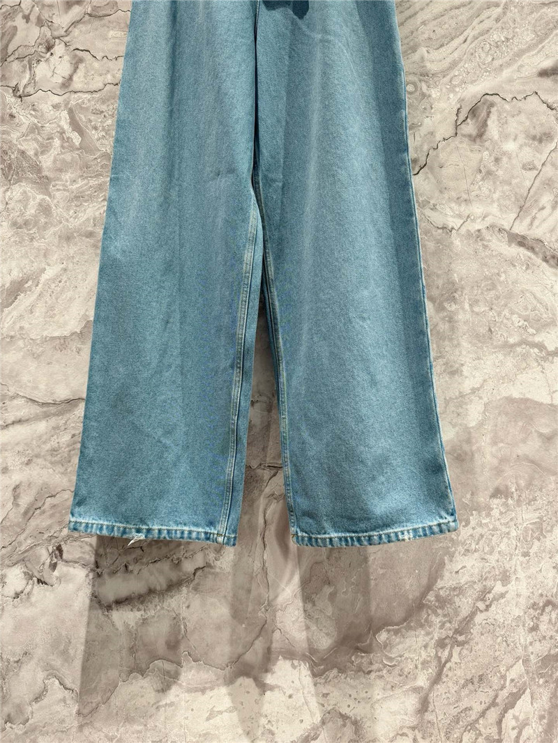 Pra*a wide leg straight jeans replica d&g clothing