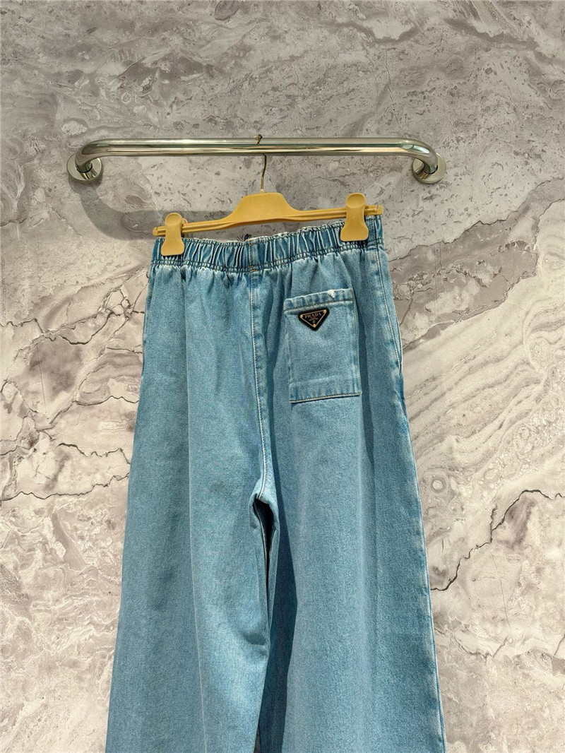 Pra*a wide leg straight jeans replica d&g clothing