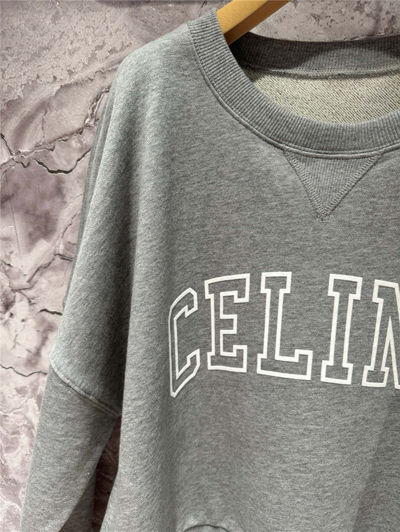 Ce1i*e flocked print sweatshirt cheap replica designer clothes