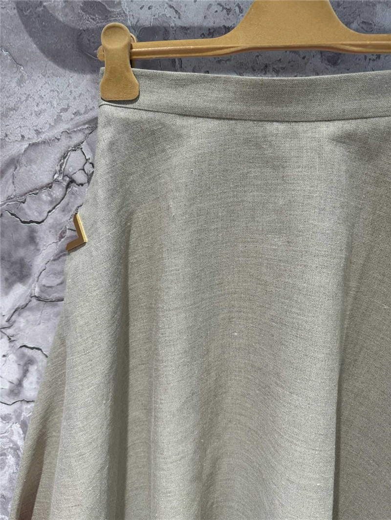 Va1e*ntin0 linen skirt cheap replica designer clothes
